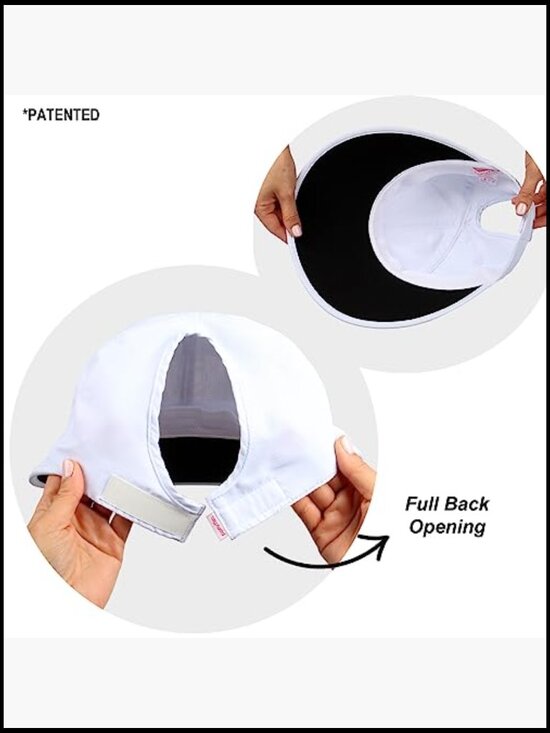 Wide Brim Sun Hat with Ponytail Opening UPF 50 Protection Adjustable Fit main image 7